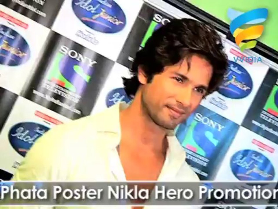 Shahid's Phata poster Nikla hero on Indian Idol Junior