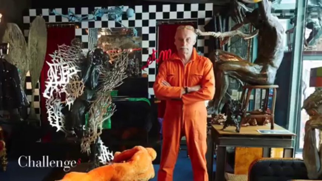 Séance photo avec Daniel Hourdé, marchand d'art, par Bruno Lévy