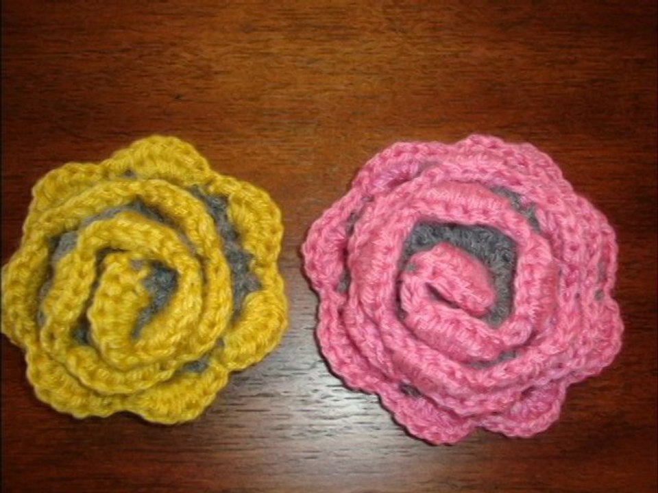 How to Crochet Flower 1