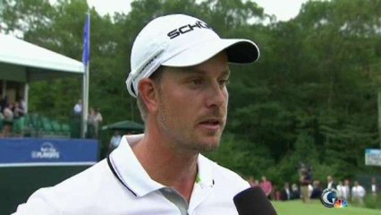 Stenson Talks Win at Deutsche Bank
