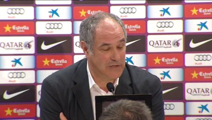 Zubizarreta dice que el Barcelona hizo "todo lo posible" para incorporar al brasileño Thiago Silva