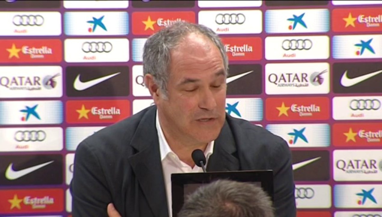 Zubizarreta dice que el Barcelona hizo "todo lo posible" para incorporar al brasileño Thiago Silva