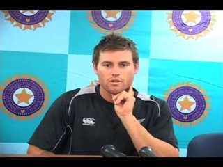 New Zealand A all rounder Douglas Bracewell press conference