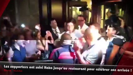 Quand les supporters du Milan suivent Kaka au restaurant...