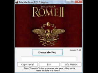 Total War 2 Rome PC Keygen Steam Key Generator Free