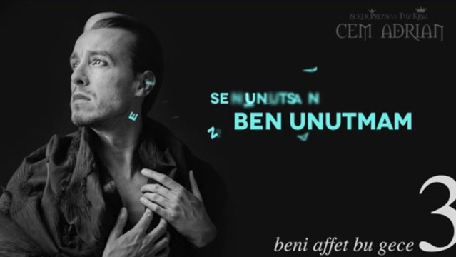 Cem Adrian - Beni Affet Bu Gece (Lyric Video)