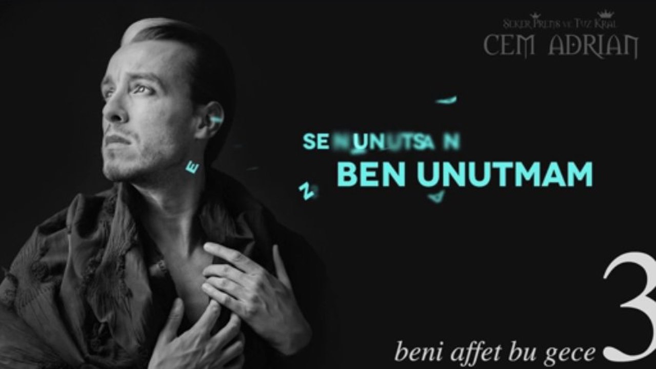 Cem Adrian - Beni Affet Bu Gece (Lyric Video)