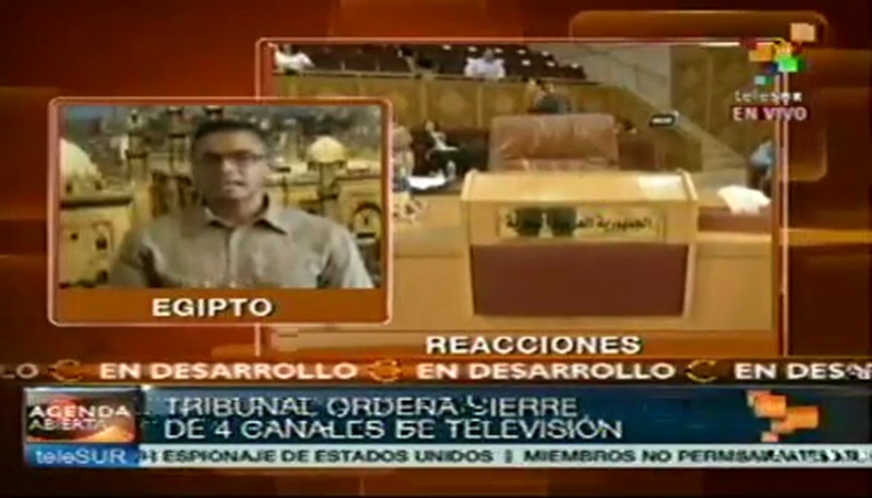 Tribunal egipcio ordena el cierre de cuatro canales de televisión