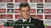 Gareth Bale speack of Cristiano Ronaldo Zidane Real Madrid