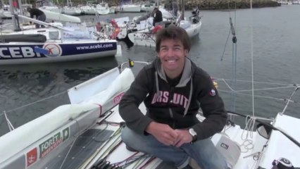 Interview Aymeric BELLOIR, skipper Mini Transat 2013