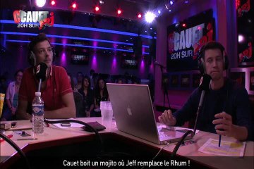 Cauet boit un mojito où Jeff remplace le Rhum !