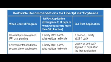 Liberty Soybean Herbicide -  Product Guide 2012
