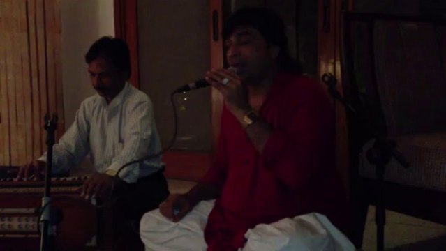 Aa ke sajada nasheen... Akhlaque Ahmed - with Ahsan Jamil, Karachi, Aug 2013