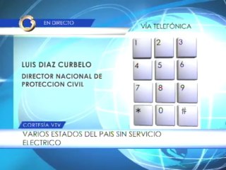En Caracas, Vargas y Carabobo se ha reestablecido "paulatinamente" el servicio eléctrico