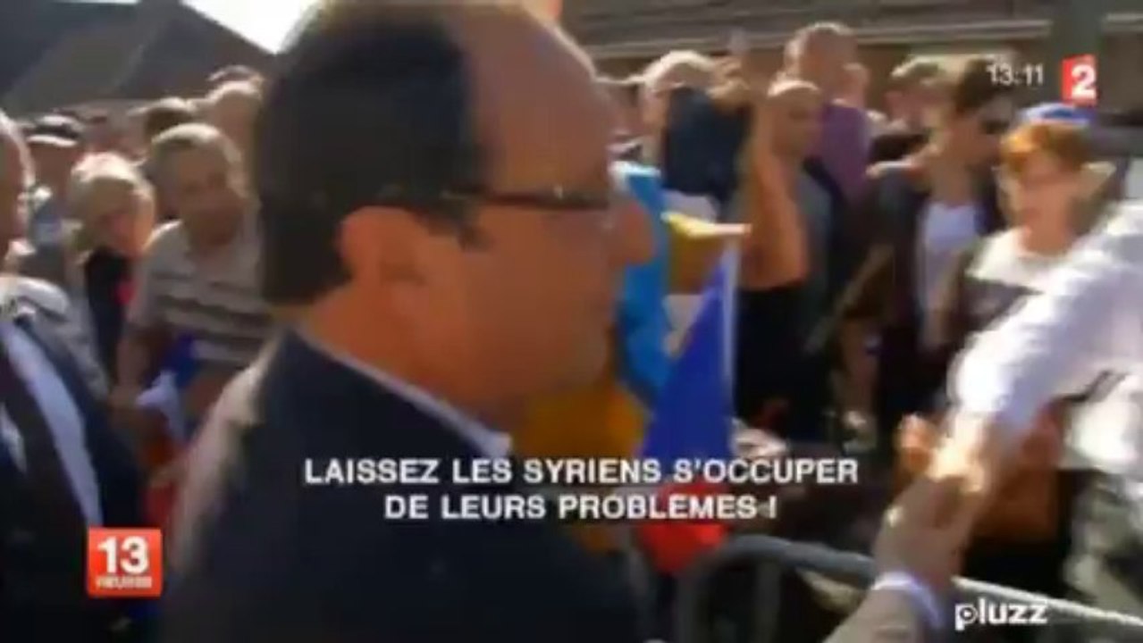 Hollande interpellé au sujet de la Syrie