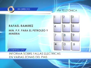 Ramírez: Industria petrolera “está en absoluta normalidad” tras apagón que afectó a 12 estados