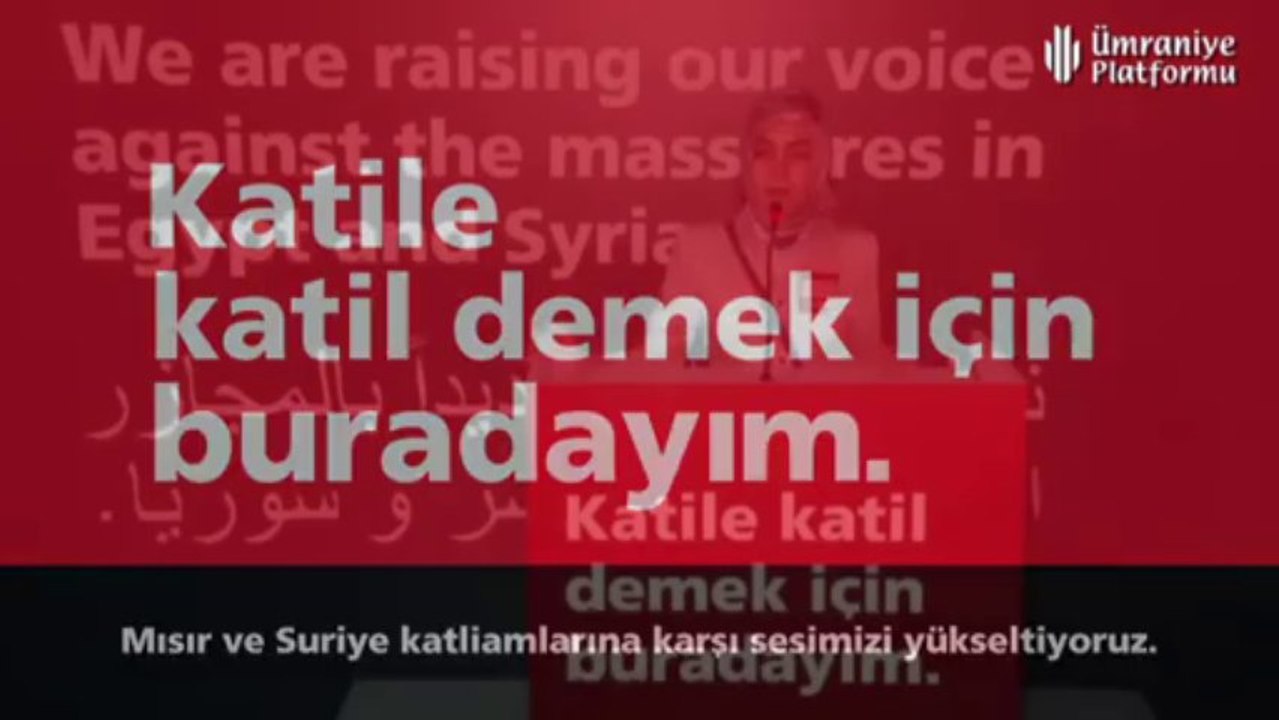 Katile Katil Demek Icin Buradayım... Gul Yuksel
