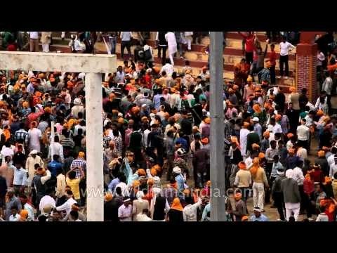 Bagwal taking place at Barahi devi temple of Devidhura