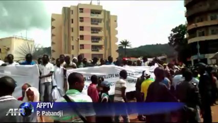 Protesters call for peace in Central African Republic