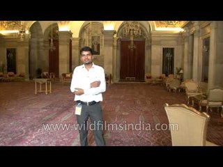 The Ashoka Hall of Rashtrapati Bhavan