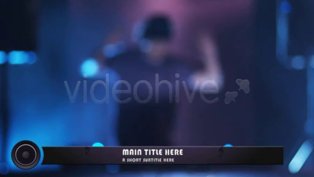 3 Music Lower Third - After Effects Template