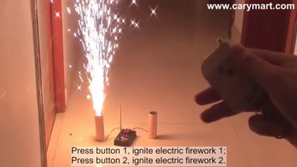 Firework Ignitor System for launching 2 Electric Fireworks