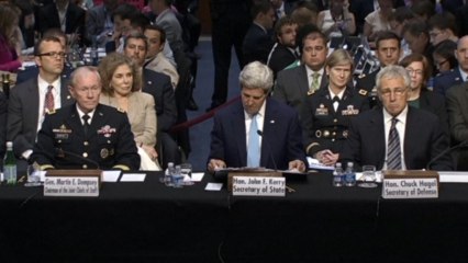 Kerry vows no boots on ground in first Senate hearing on Syria