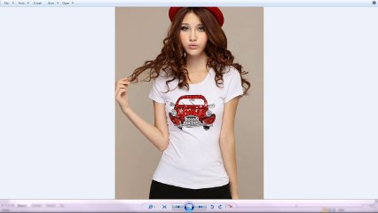 เสื้อยืดเกาหลี นำเข้า ฟรีไซส์ สีขาว - พร้อมส่งQI005 ราคา670บาท