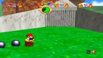 Super Mario 64 - Bataille de Bob-Omb - Etoile 6 : Derrière la cage de Chomp