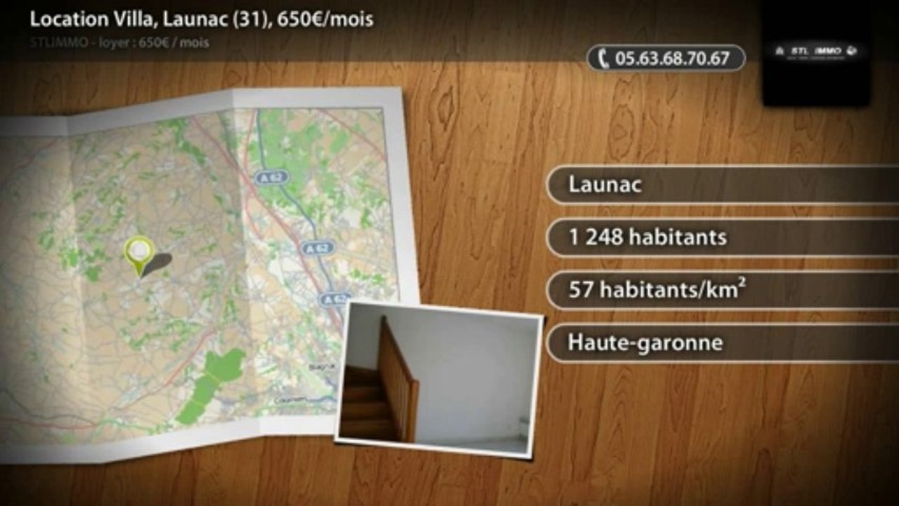 Location Villa, Launac (31), 650€/mois