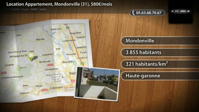 Location Appartement, Mondonville (31), 580€/mois