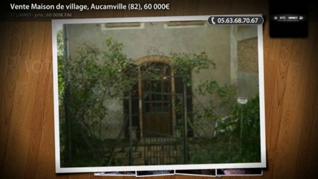 Vente Maison de village, Aucamville (82), 60 000€