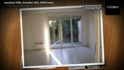 Location Villa, Grisolles (82), 650€/mois
