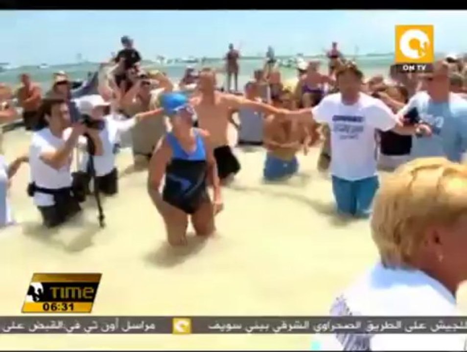 أمريكية في سن الرابعة والستين تسبح من كوبا إلى...