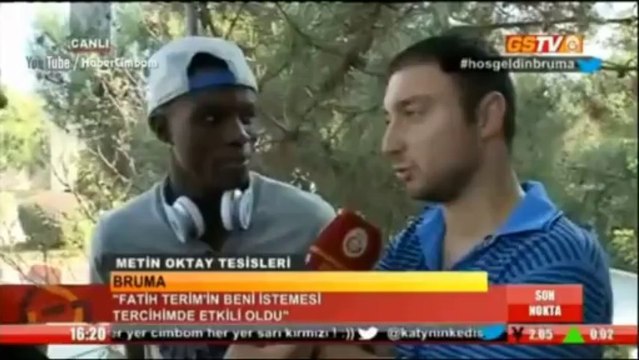 Galatasaray'ın Yeni Transferi Bruma'nın ilk Röportajı