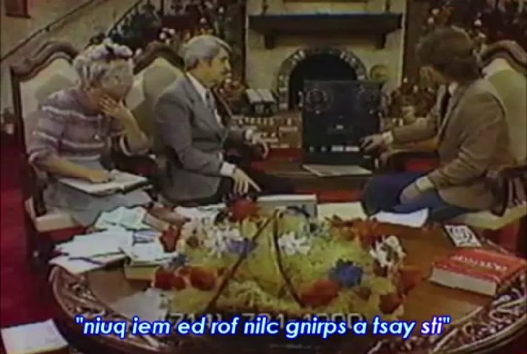 Televangelistas analizando Stairway to Heaven de Led Zeppelin (1982)