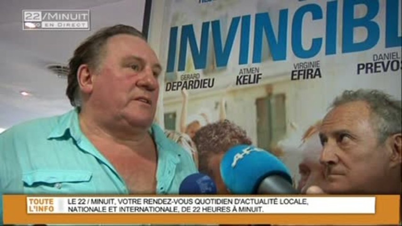 Les Invincibles : Gérard Depardieu à Marseille (Interview Exclu)