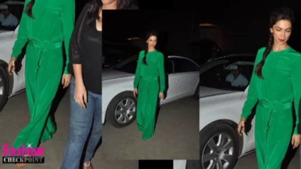 Deepika Padukone sports WRAP ELASTIC JUMPSUIT