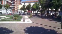 Aversa (CE) - Piazza Vittorio Emanuele, la fontana nel degrado (03.09.13)