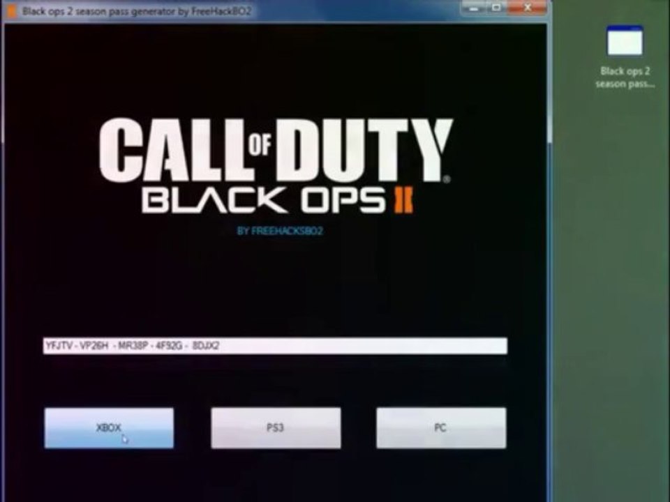 2013 Black Ops 2 Season Pass Generator [PC, XBOX, PS3]