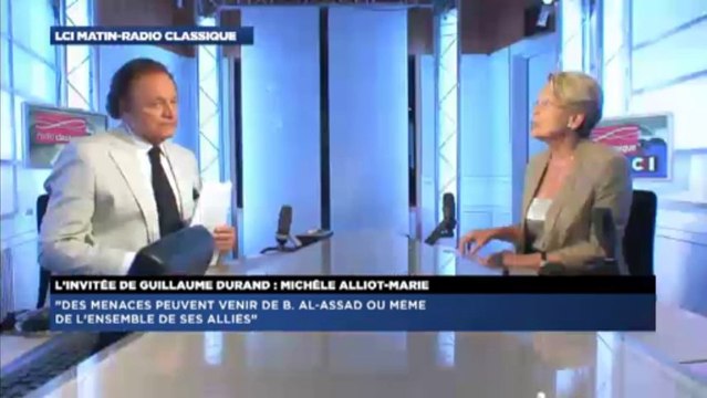 Michèle Alliot-Marie, invitée politique de Guillaume Durand avec LCI