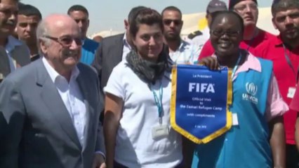 Blatter chce pogodzić Izrael z Palestyną