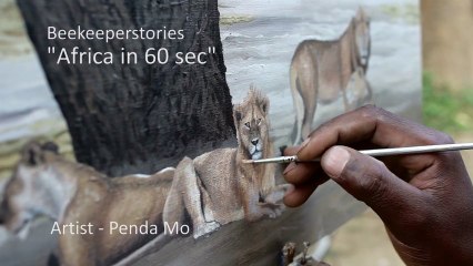 "Africa in 60 seconds" Artist Penda Mo. Arusha, Tanzania.
