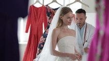 Vogue Weddings - Kate Bosworth Sees Her Oscar de la Renta Wedding Dress for the Very First Time