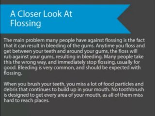 A Closer Look At Flossing