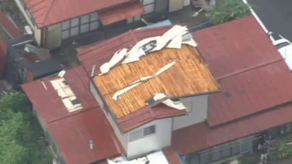Giant tornado in Japan scares schoolchildren