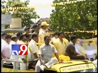 Chandrababu fires on Cong