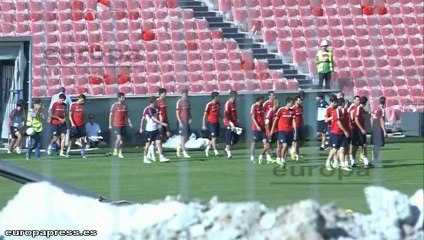 Download Video: Primer entrenamiento Athletic en nuevo San Mamés