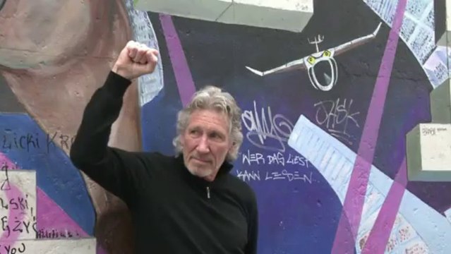 L'ex-Pink Floyd Roger Waters pour la sauvegarde du Mur de Berlin