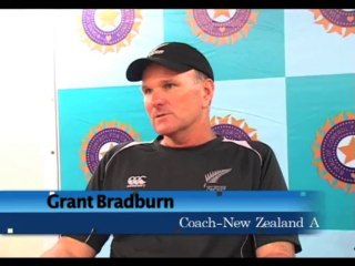 New Zealand A coach Grant Bradburn press conference
